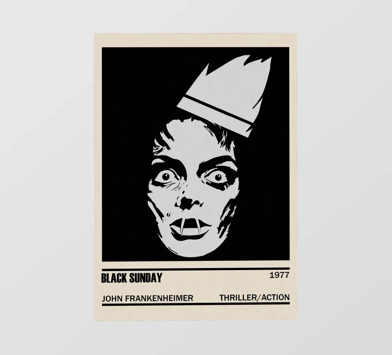Black Sunday telo in pvc da TheArtstudio
