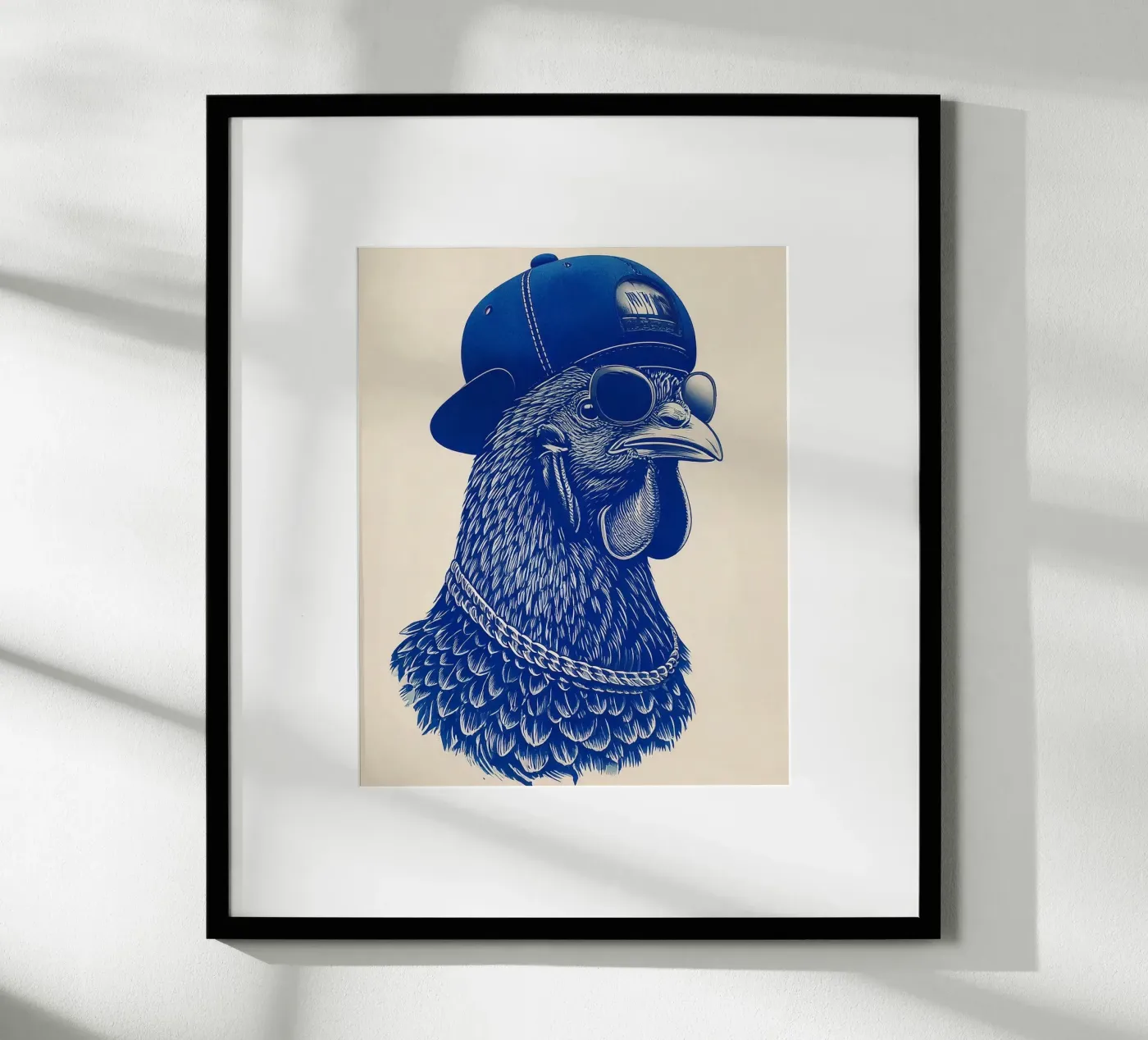 Blue chicken poster da tylerstudio
