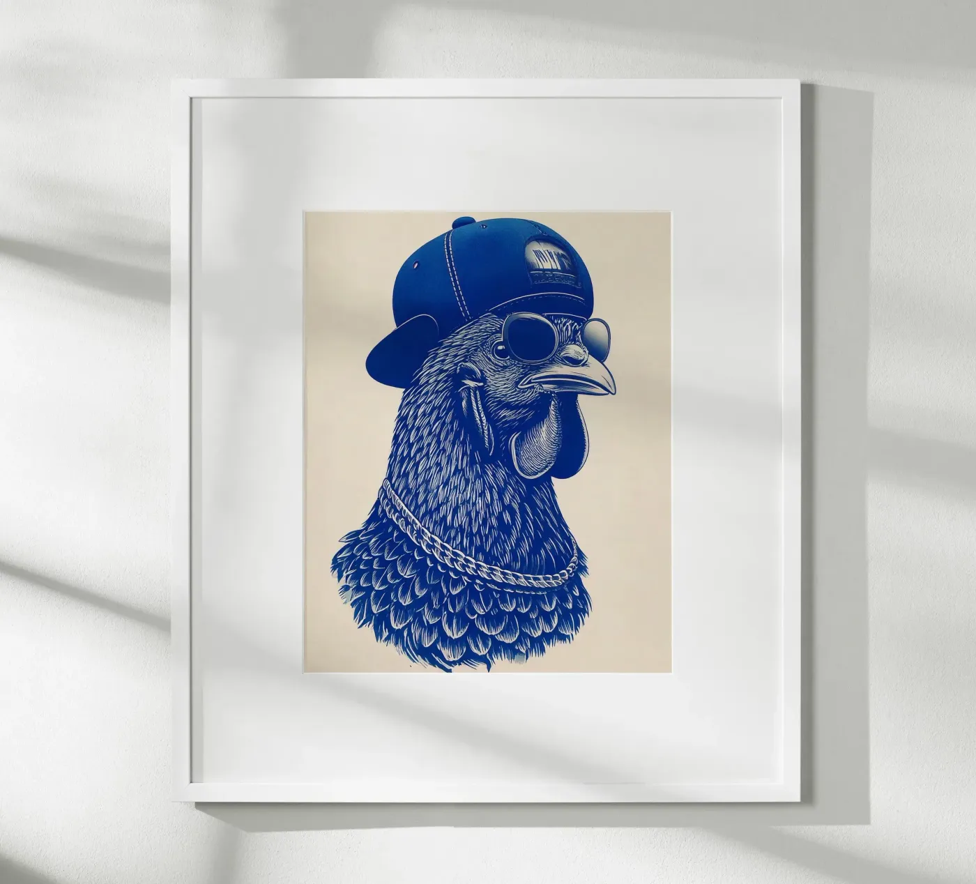 Blue chicken poster da tylerstudio