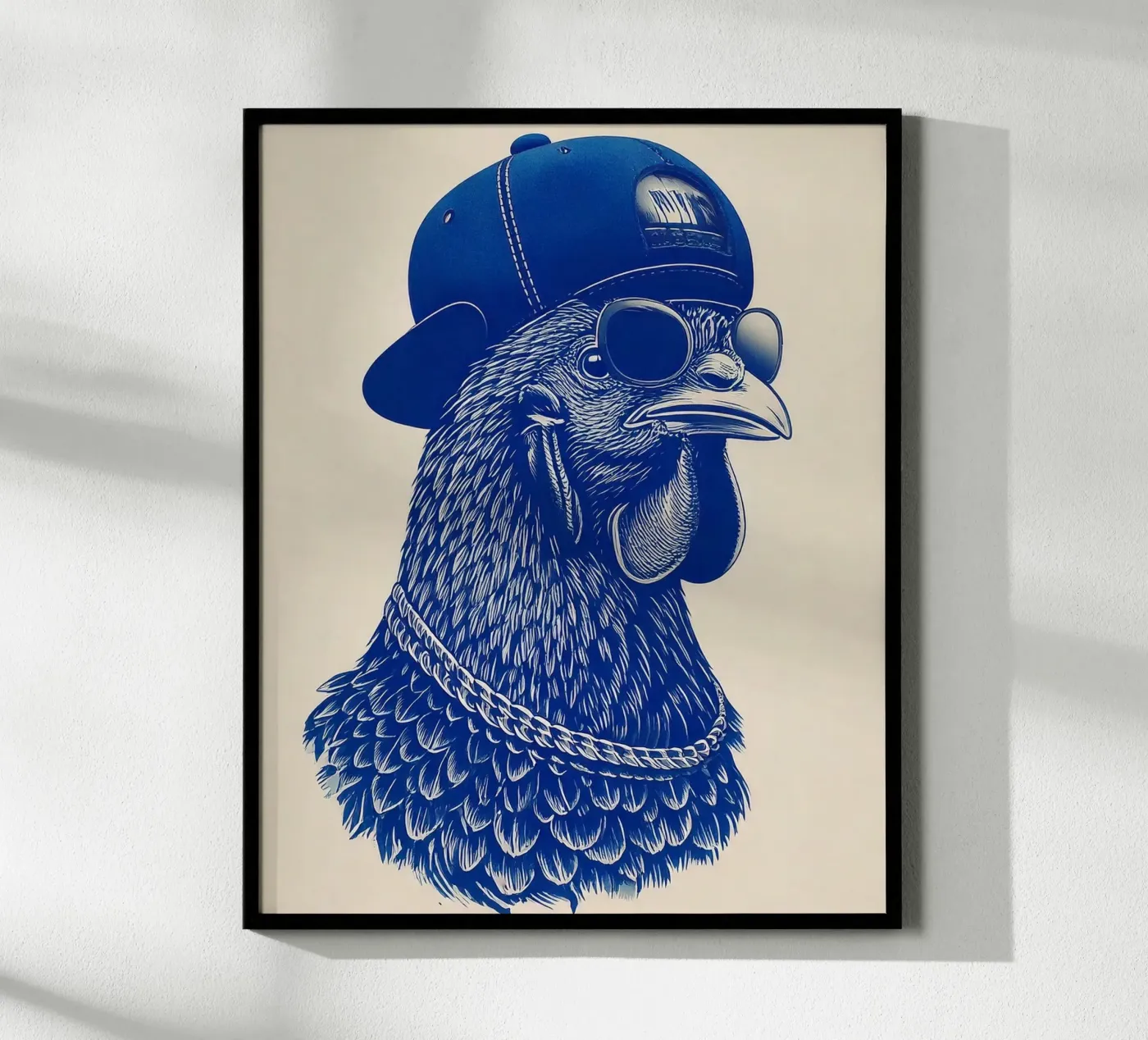 Blue chicken poster da tylerstudio