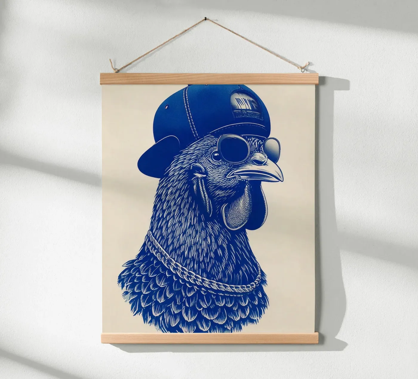 Blue chicken poster da tylerstudio