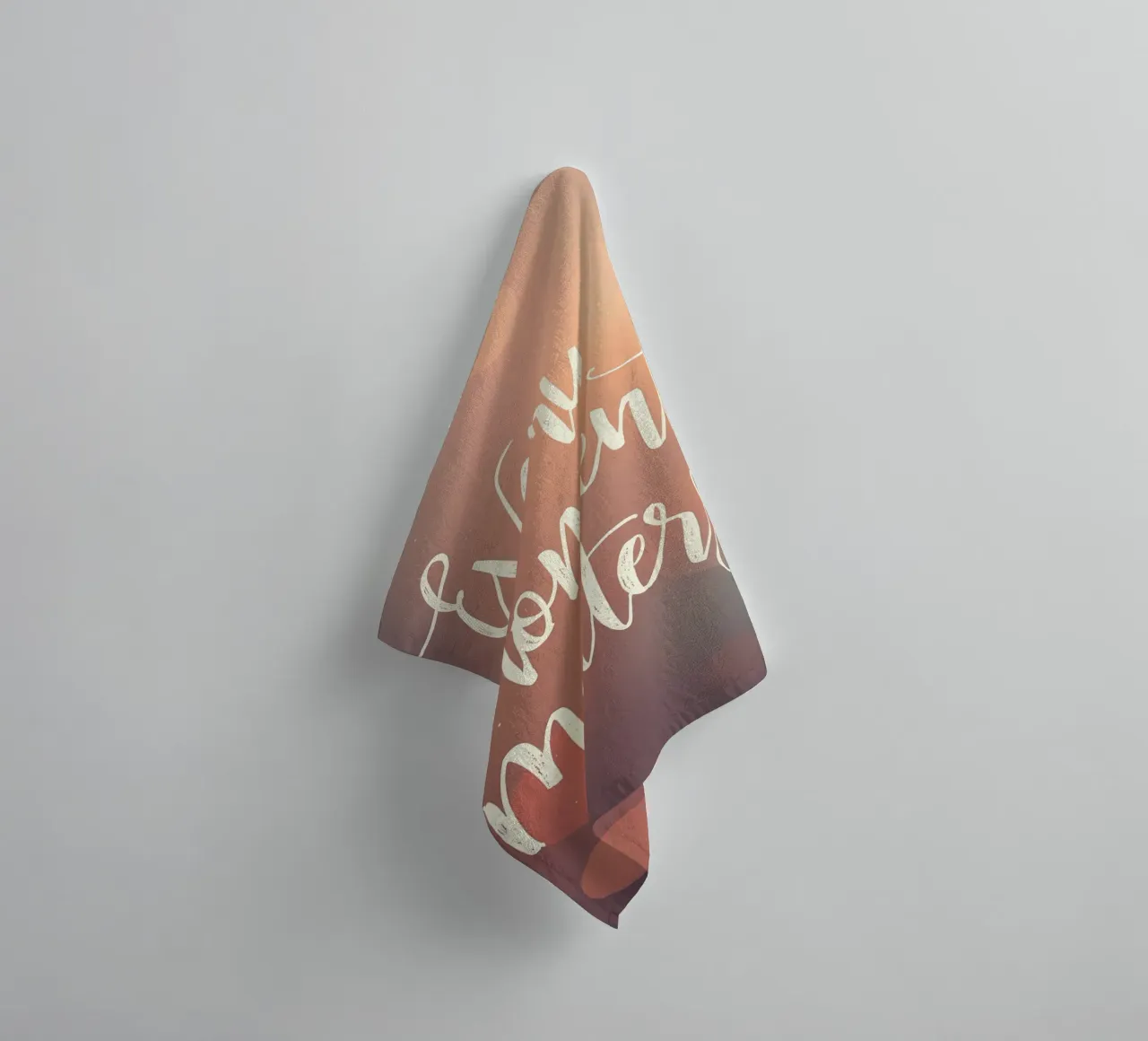 Start Each Day with a Grateful Heart towel by inspirational quote