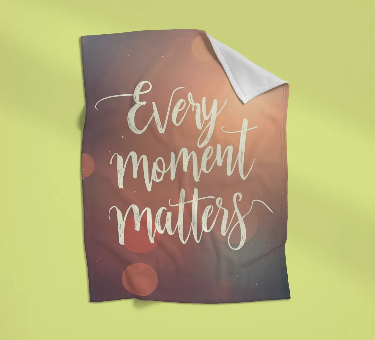 Start Each Day with a Grateful Heart fleece blanket by inspirational quote
