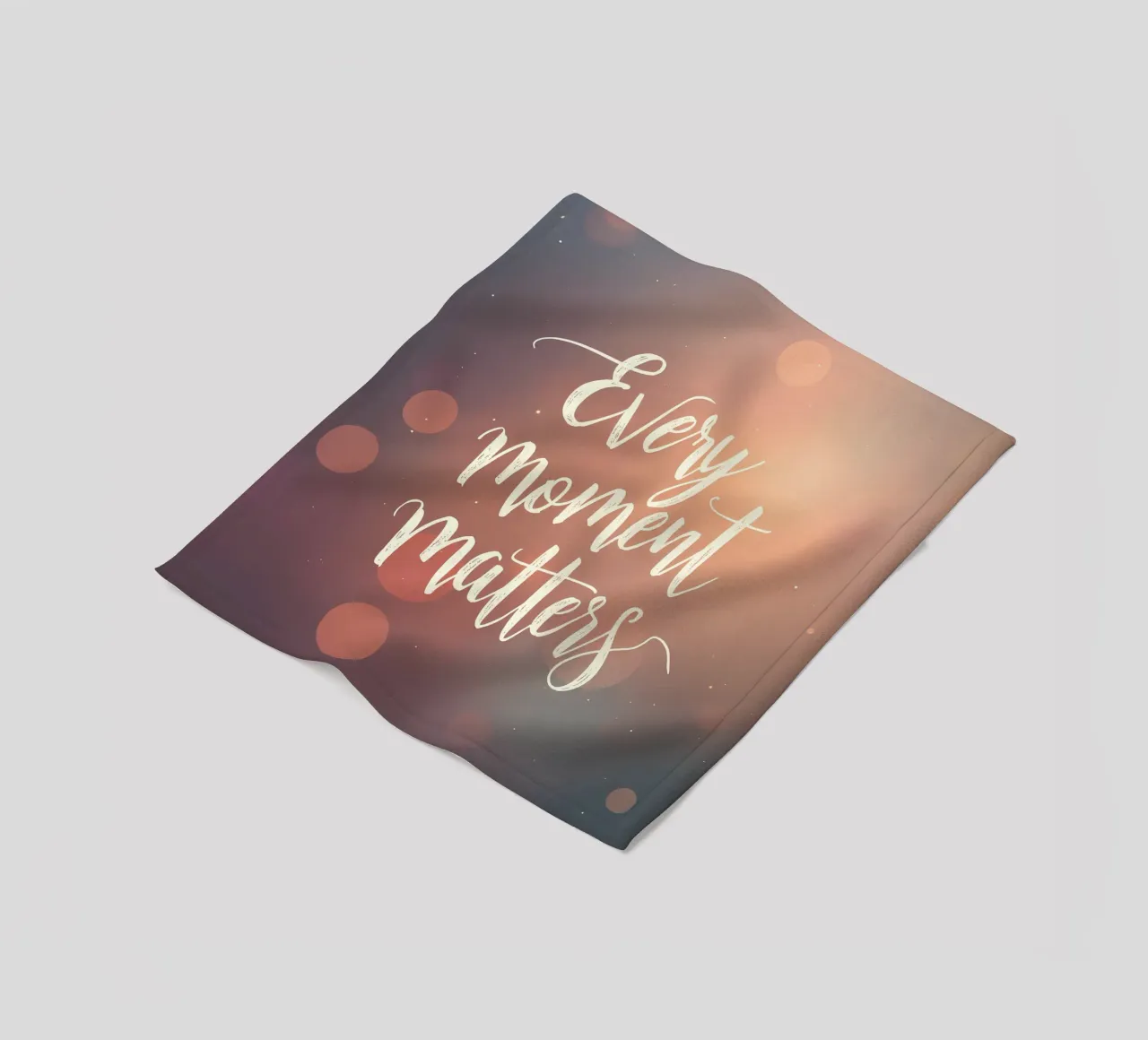 Start Each Day with a Grateful Heart fleece blanket by inspirational quote
