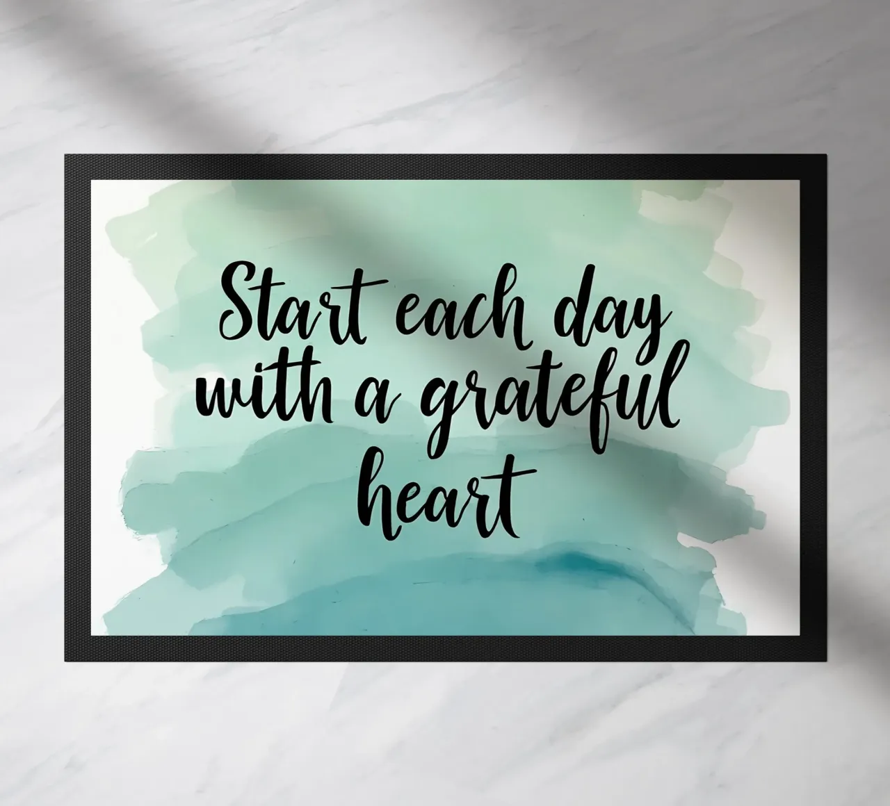 Cuore grato zerbino da inspirational quote