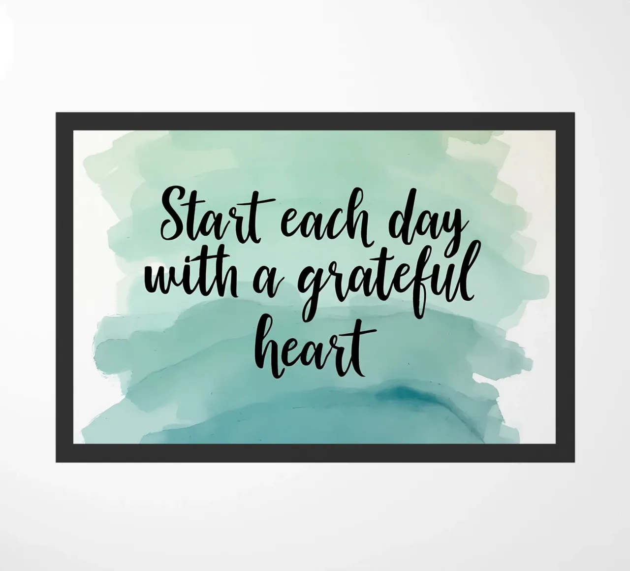 Cuore grato zerbino da inspirational quote