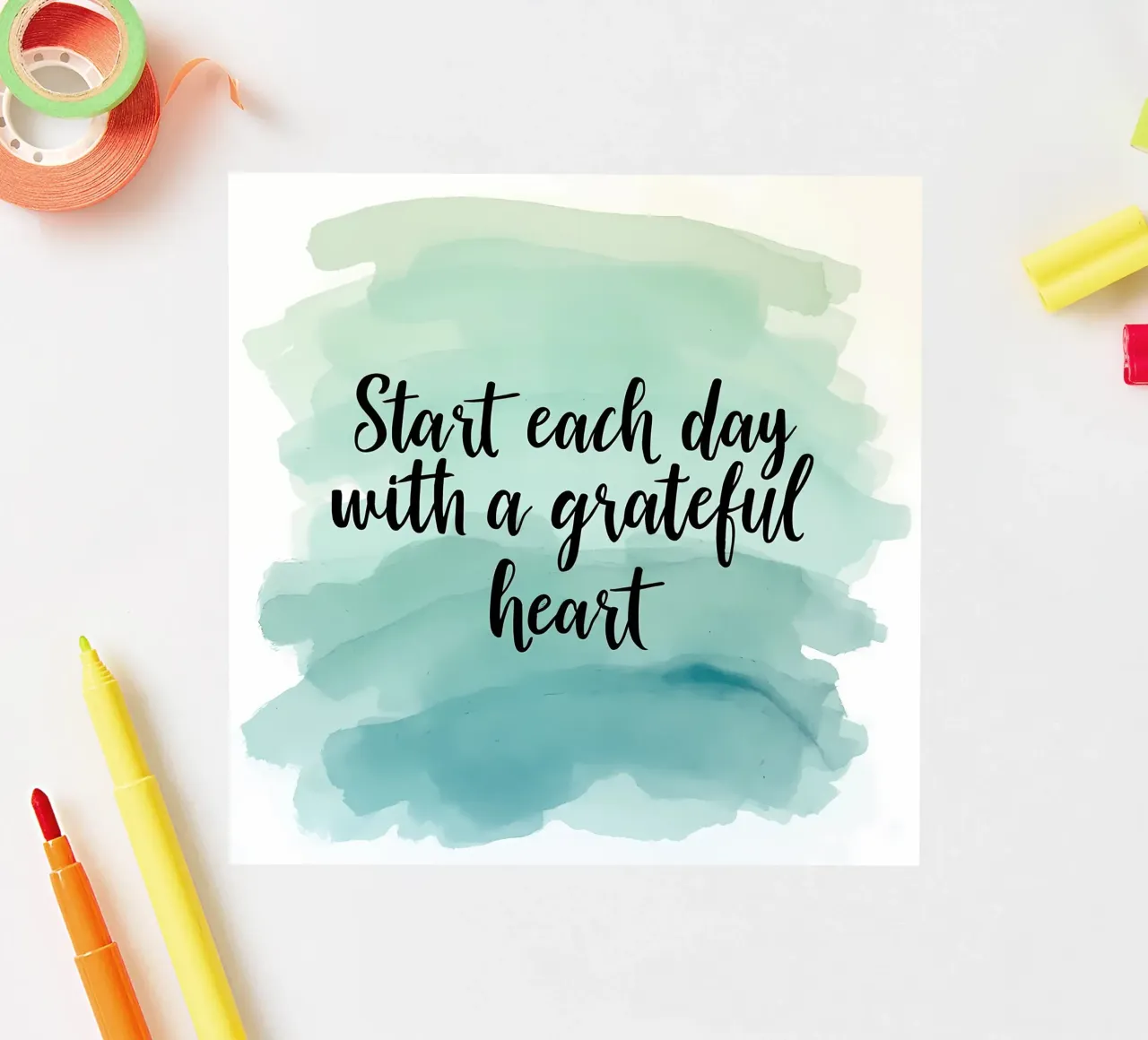Grateful Heart sticker by inspirational quote
