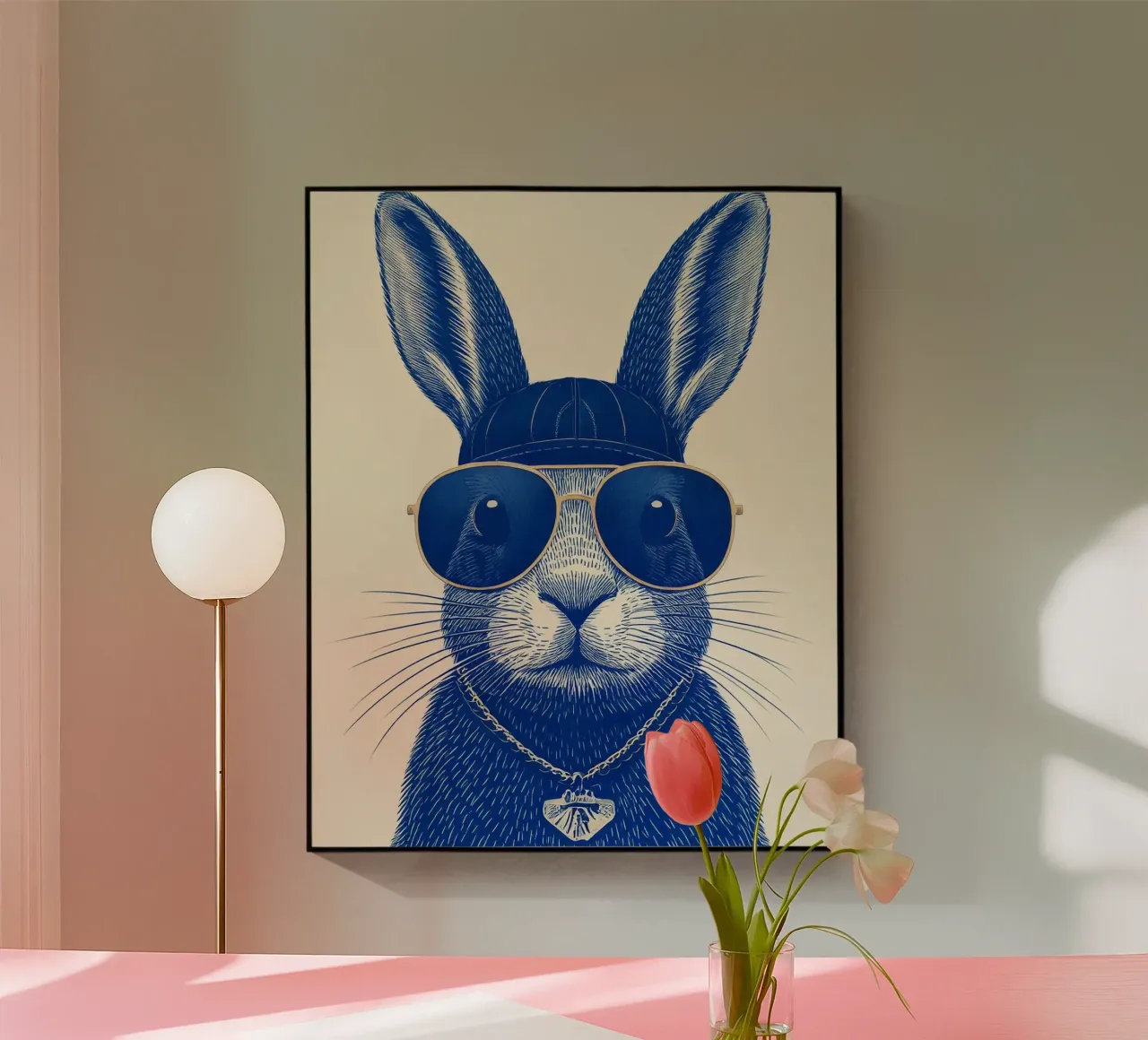 Blue rabbit plexiglass da tylerstudio