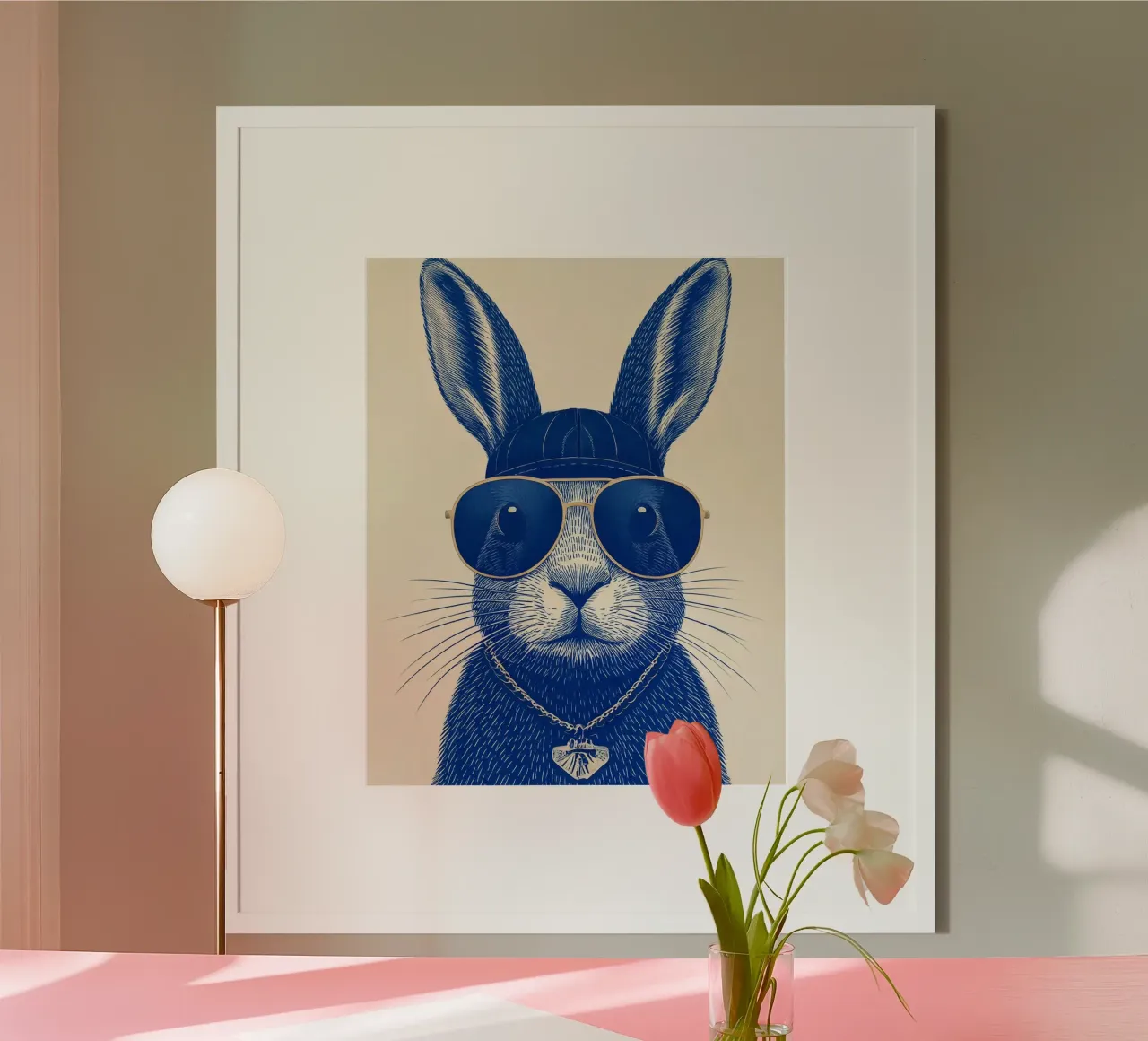 Blue rabbit poster da tylerstudio