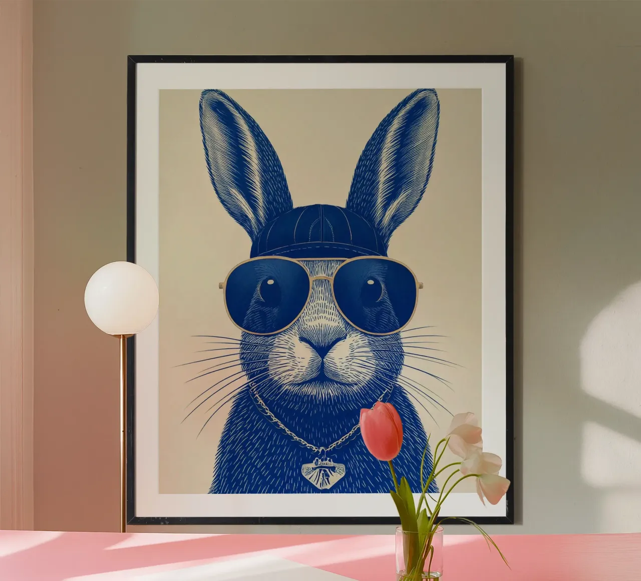 Blue rabbit poster da tylerstudio
