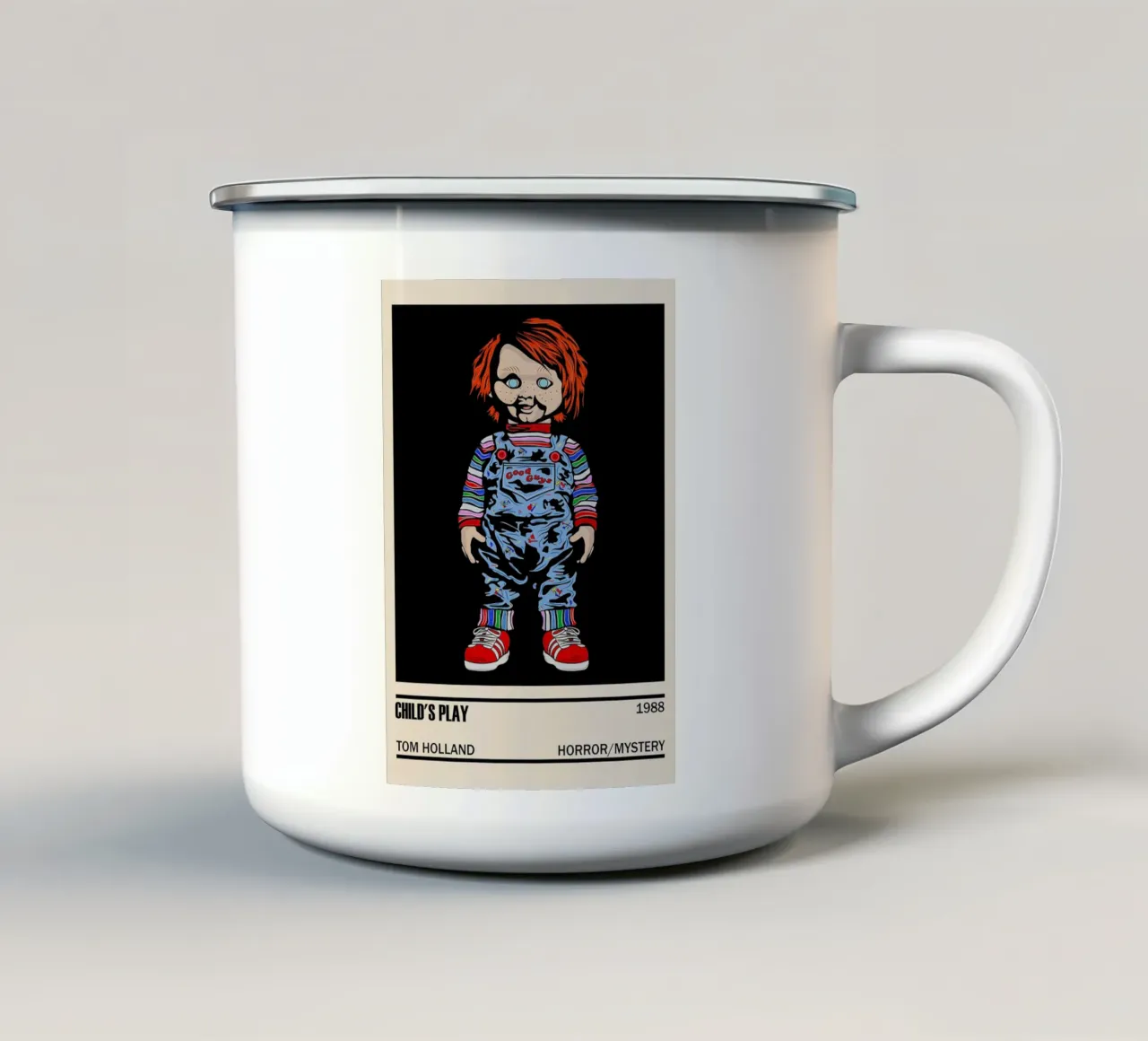 Child_s Play tazza in smalto da TheArtstudio