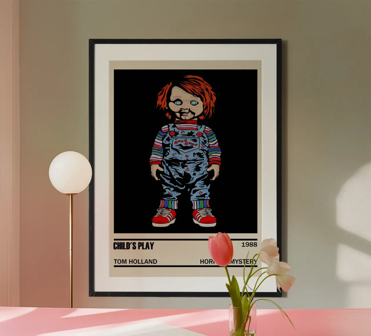 Child_s Play poster con telaio in legno da TheArtstudio