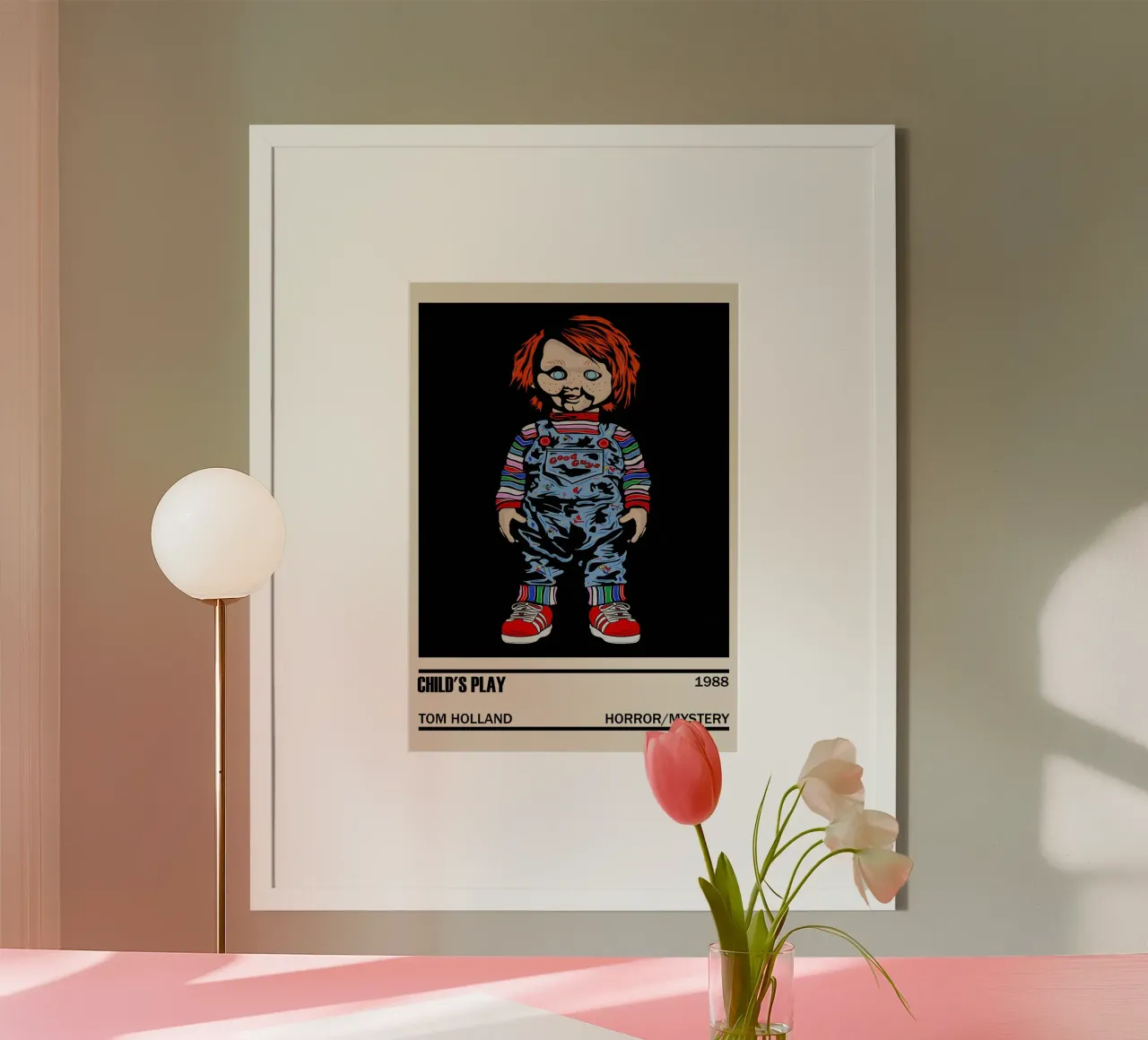 Child_s Play poster con telaio in legno da TheArtstudio