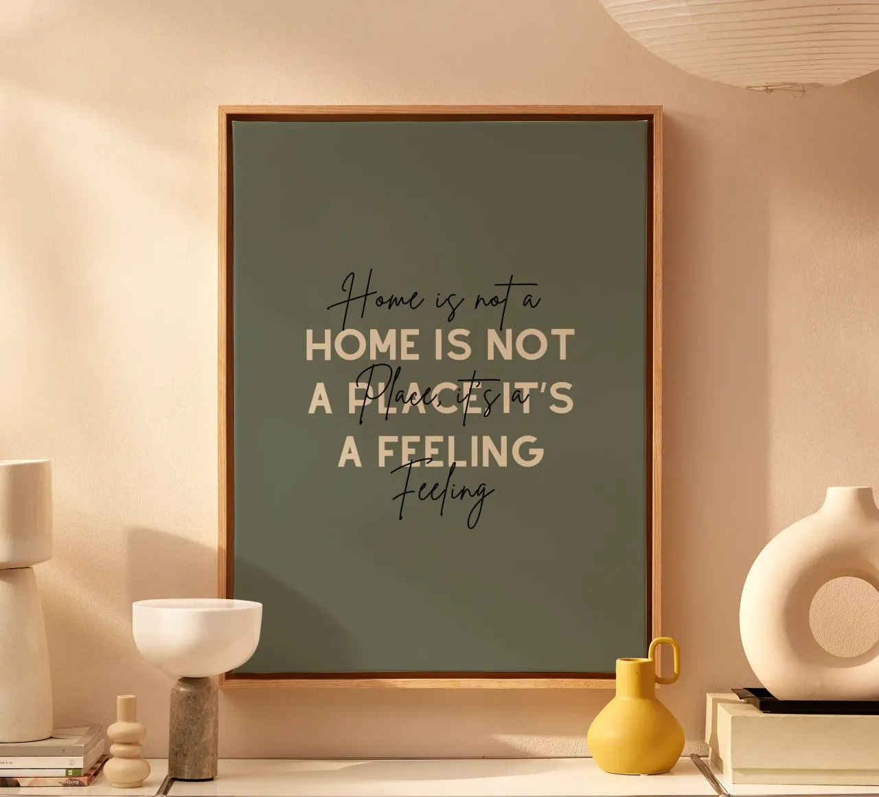 Home is not a Place, it’s a Feeling tela da Épure design
