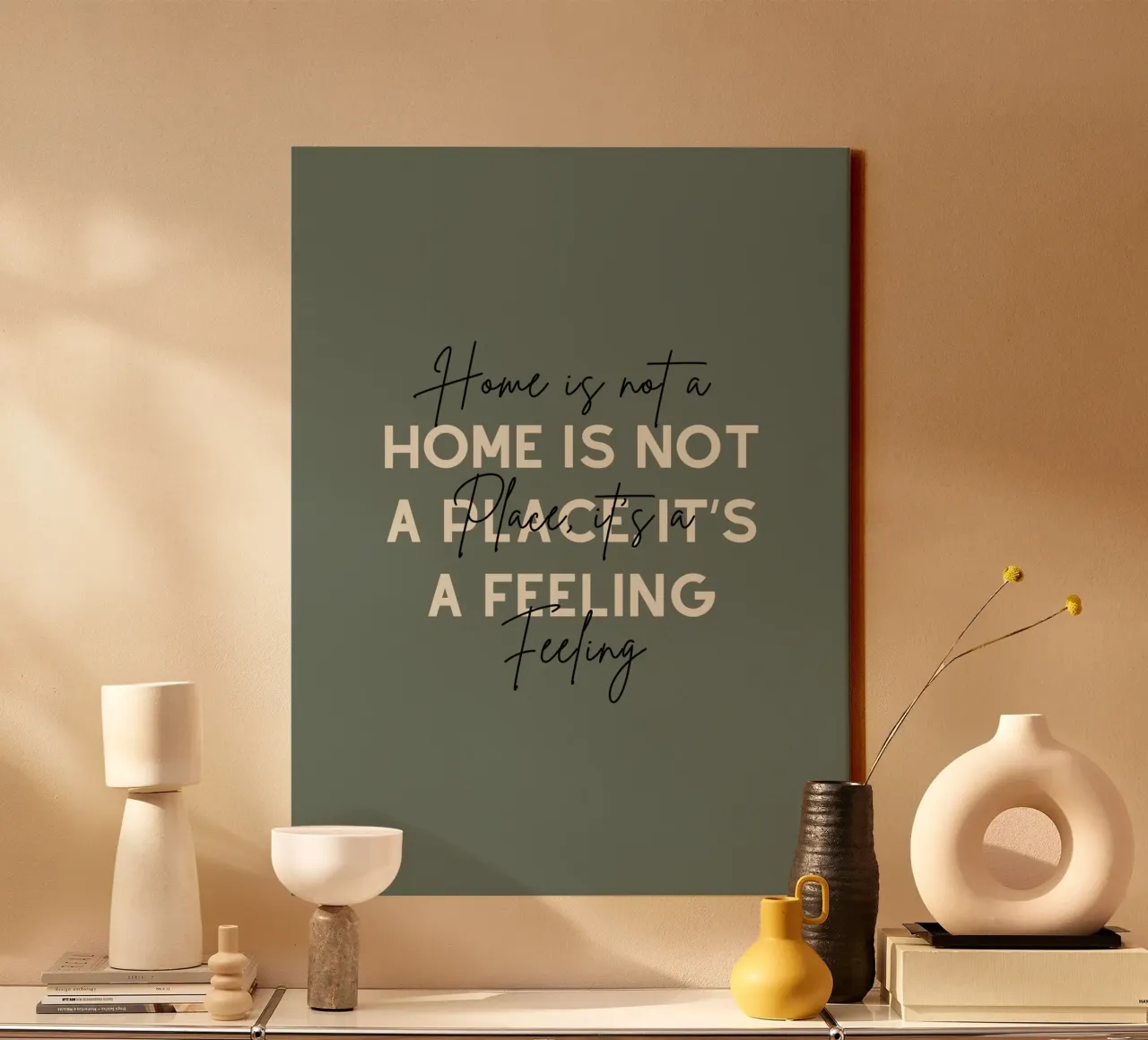 Home is not a Place, it’s a Feeling tela da Épure design
