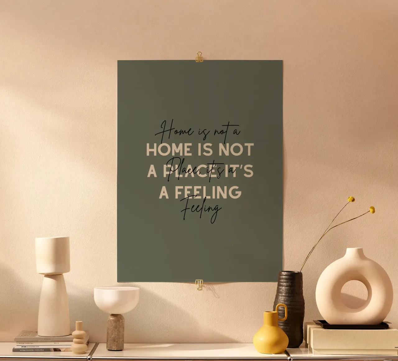 Home is not a Place, it’s a Feeling carta hahnemühle da Épure design