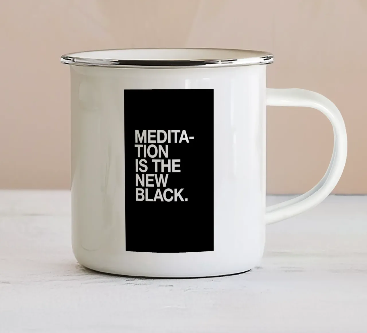 Meditation tazza in smalto da Studio One