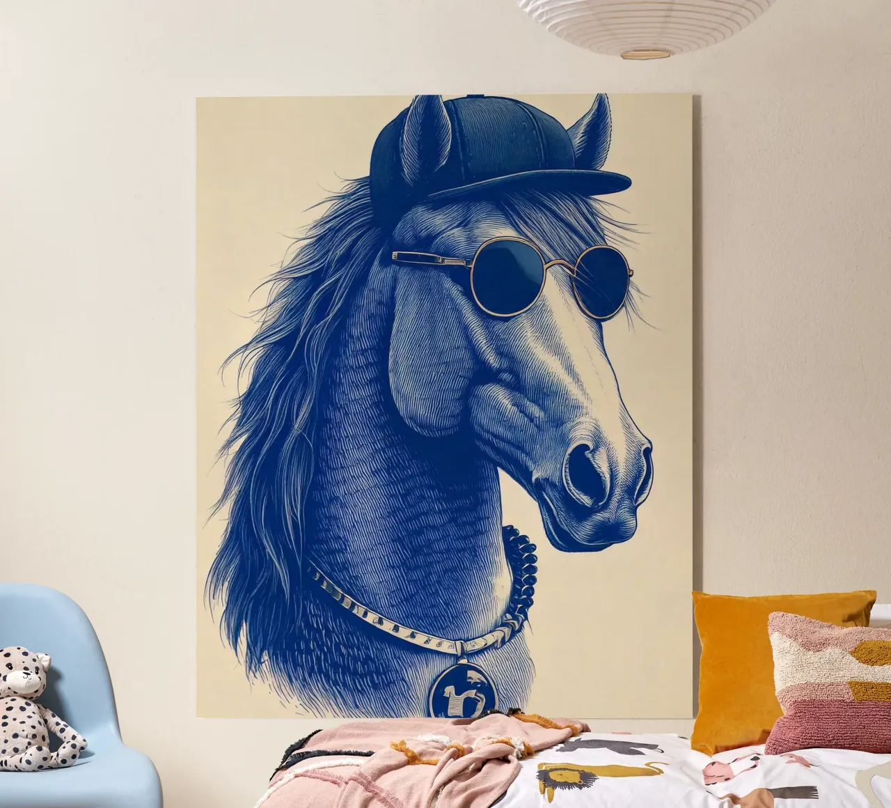 BLue horse plexiglass da tylerstudio