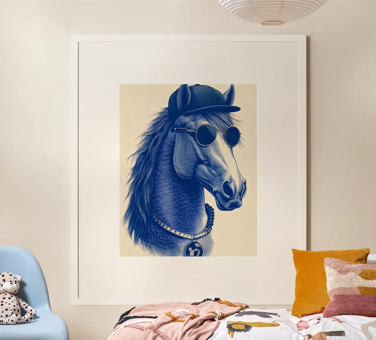 BLue horse carta hahnemühle da tylerstudio