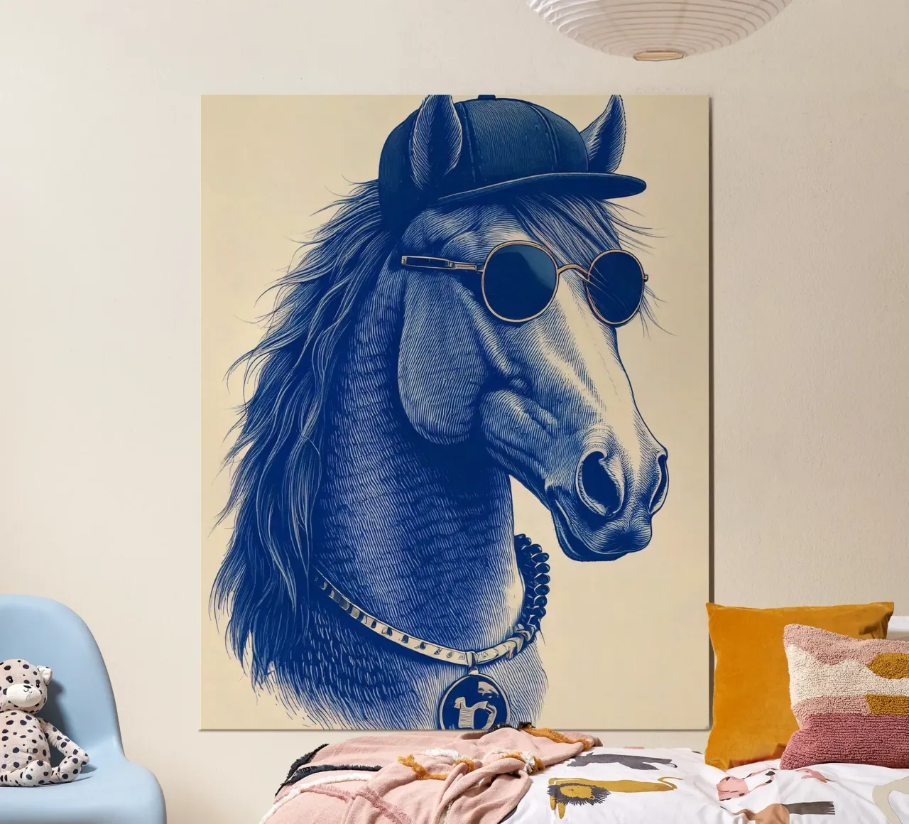 BLue horse carta hahnemühle da tylerstudio