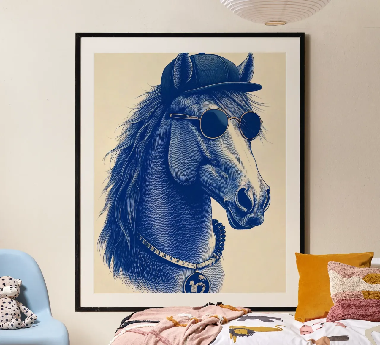 BLue horse carta hahnemühle da tylerstudio