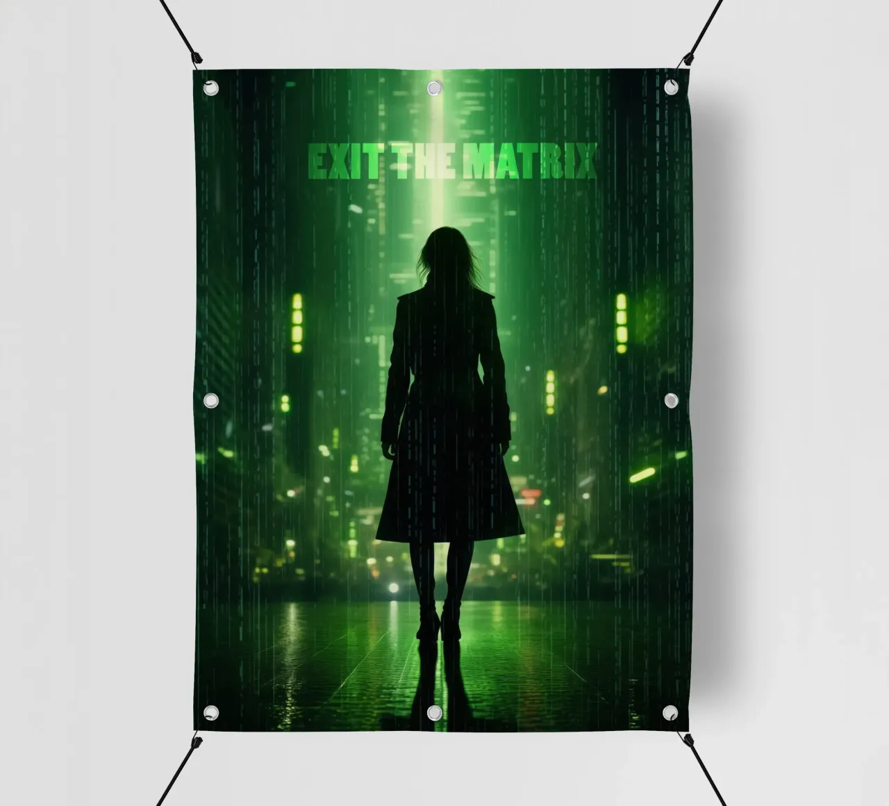 Exit The Matrix | Wall Art telo in pvc da Autofocus