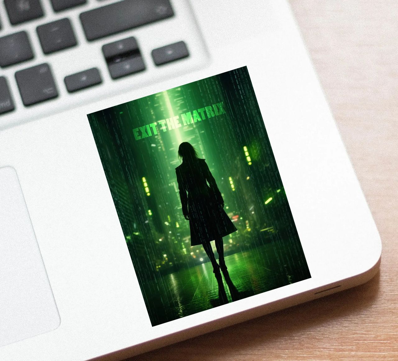 Exit The Matrix | Wall Art adesivo da Autofocus