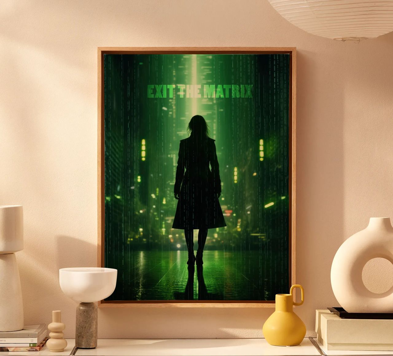 Exit The Matrix | Wall Art tela da Autofocus