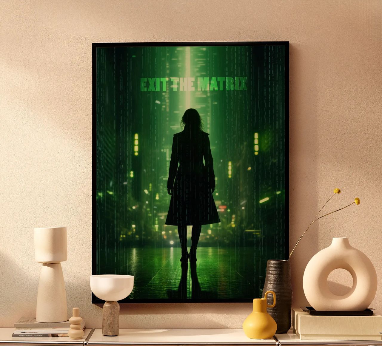 Exit The Matrix | Wall Art poster da Autofocus