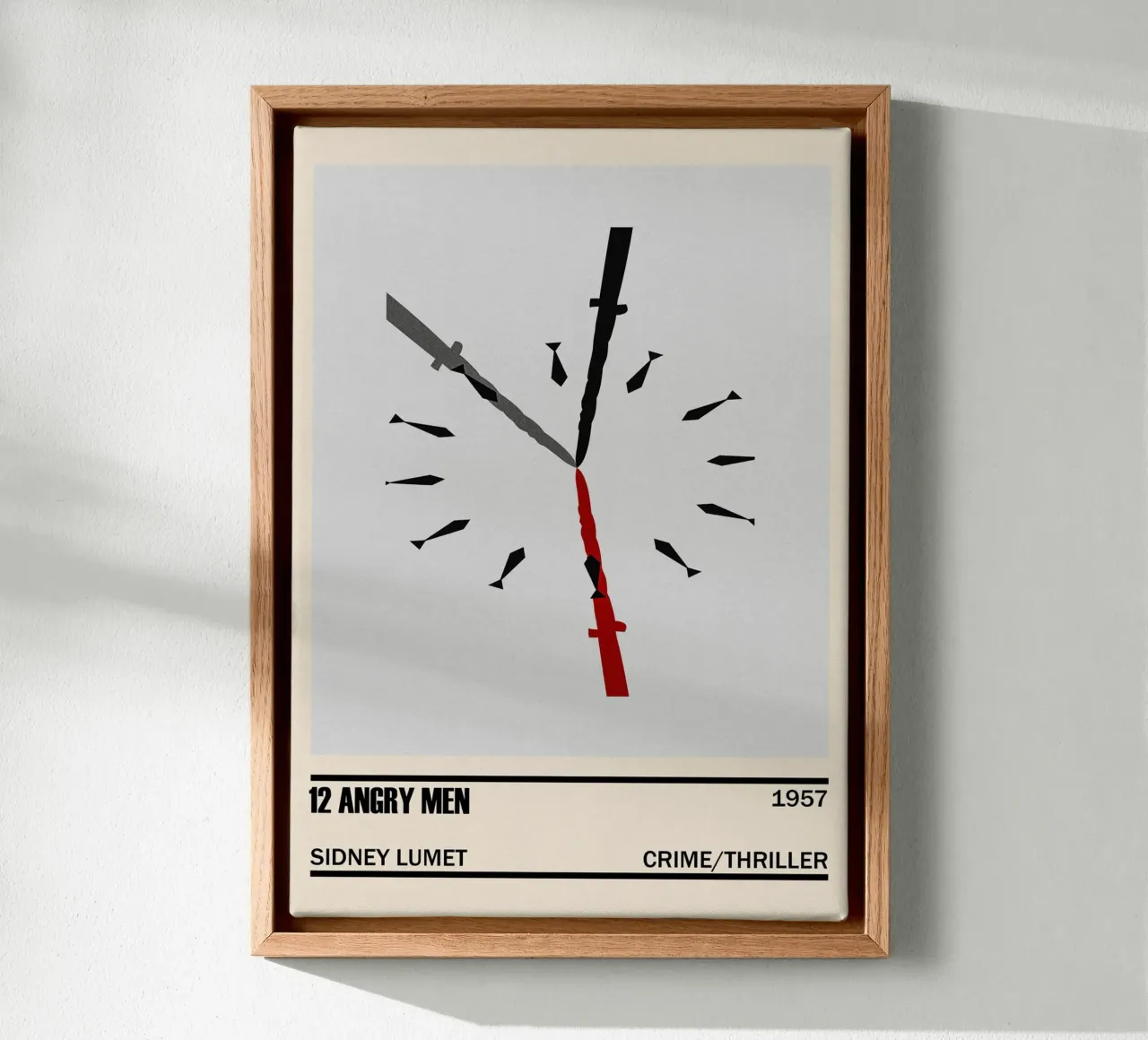 12 Angry Men tela con Cornice a cassetta da TheArtstudio