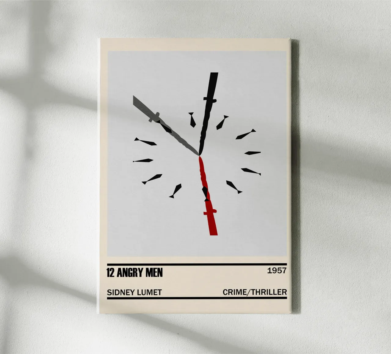 12 Angry Men tela con Cornice a cassetta da TheArtstudio