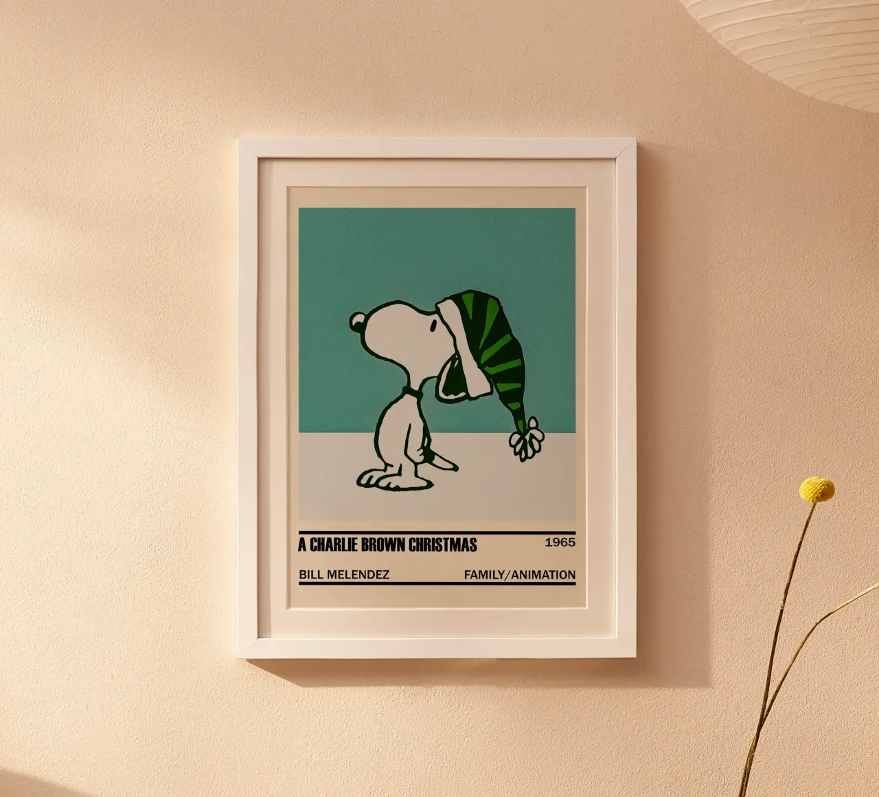 A Charlie Brown Christmas poster with aluminum frame by TheArtstudio
