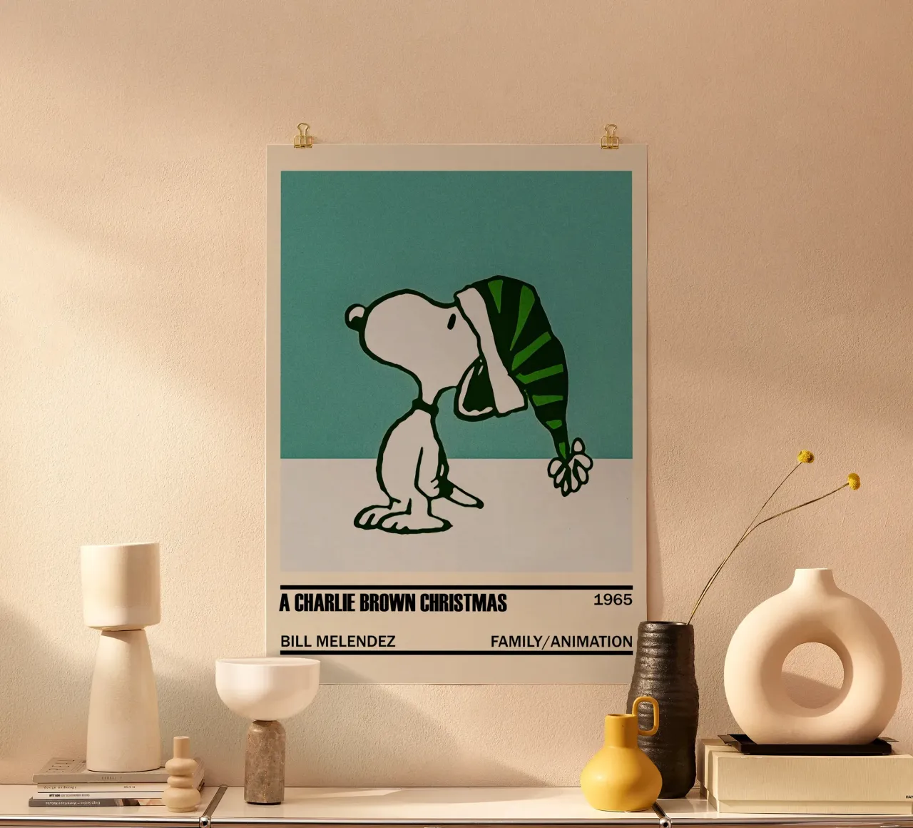 A Charlie Brown Christmas poster with aluminum frame by TheArtstudio