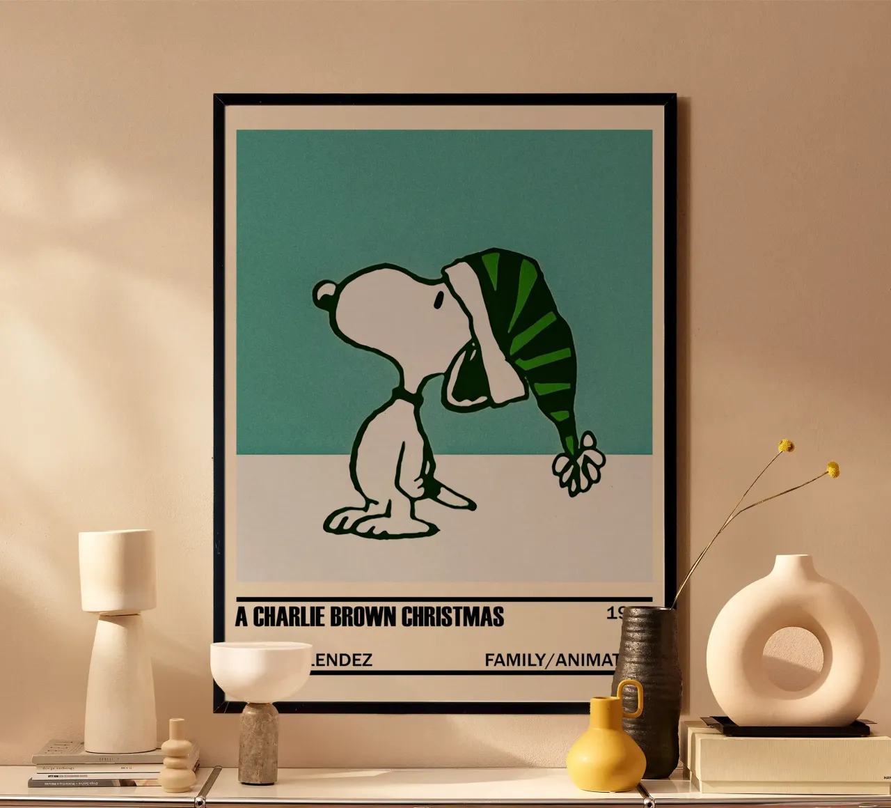 A Charlie Brown Christmas poster with aluminum frame by TheArtstudio