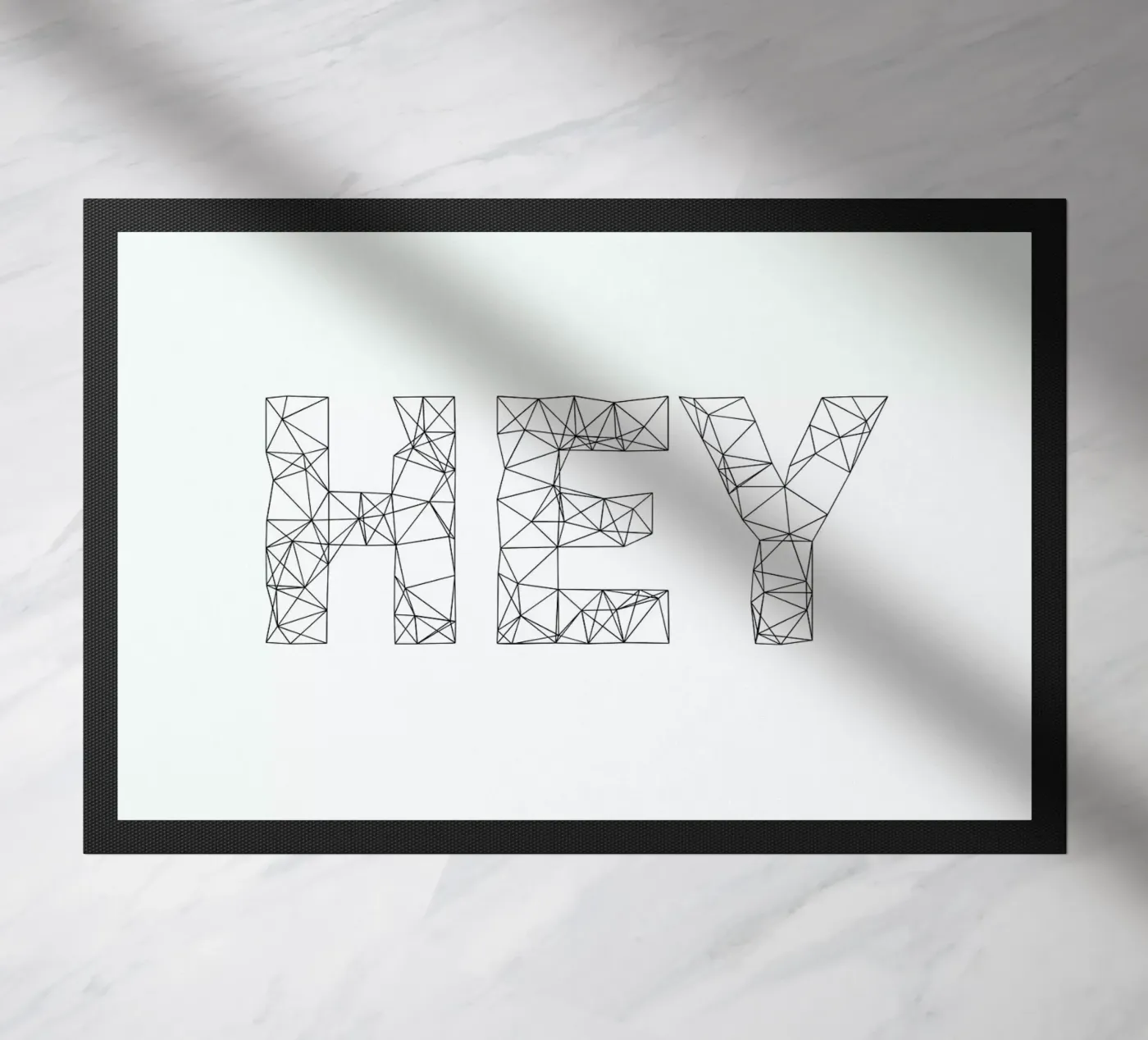 Hey Fußmatte von Studio Nahili