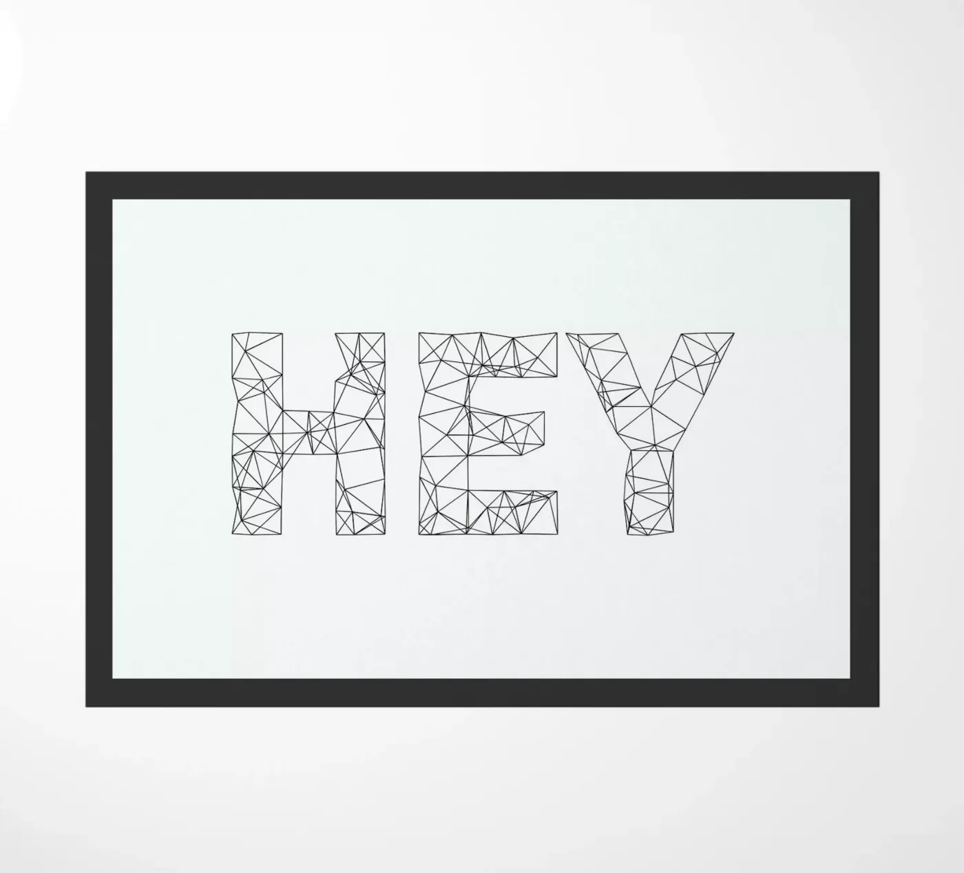 Hey Fußmatte von Studio Nahili