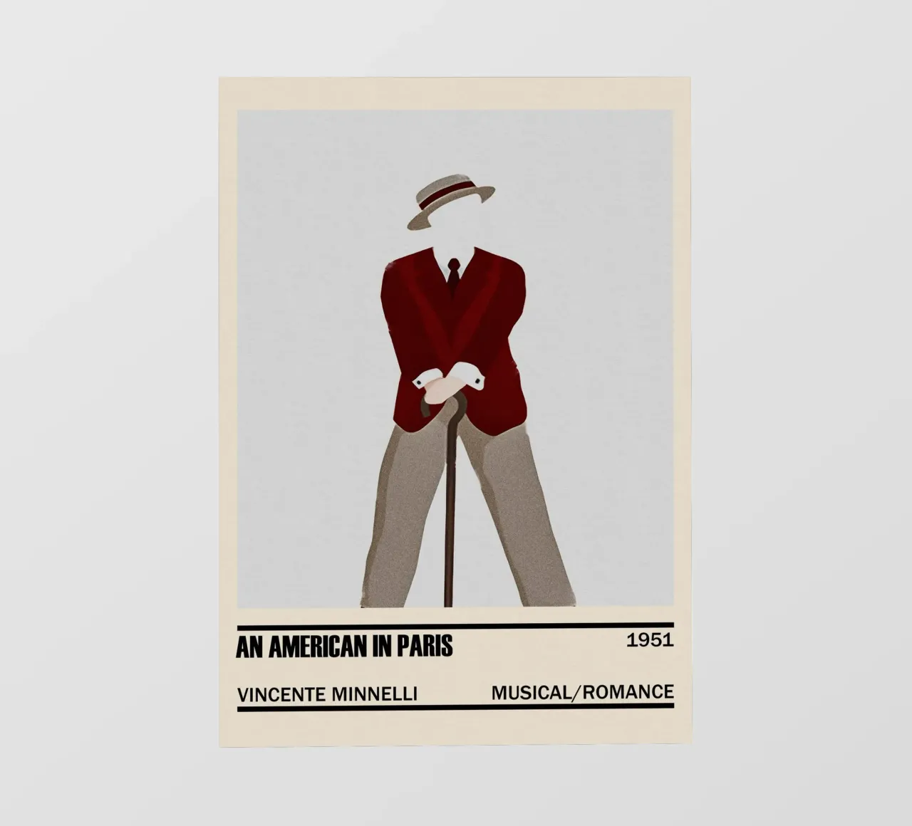 An American in Paris telo in pvc da TheArtstudio