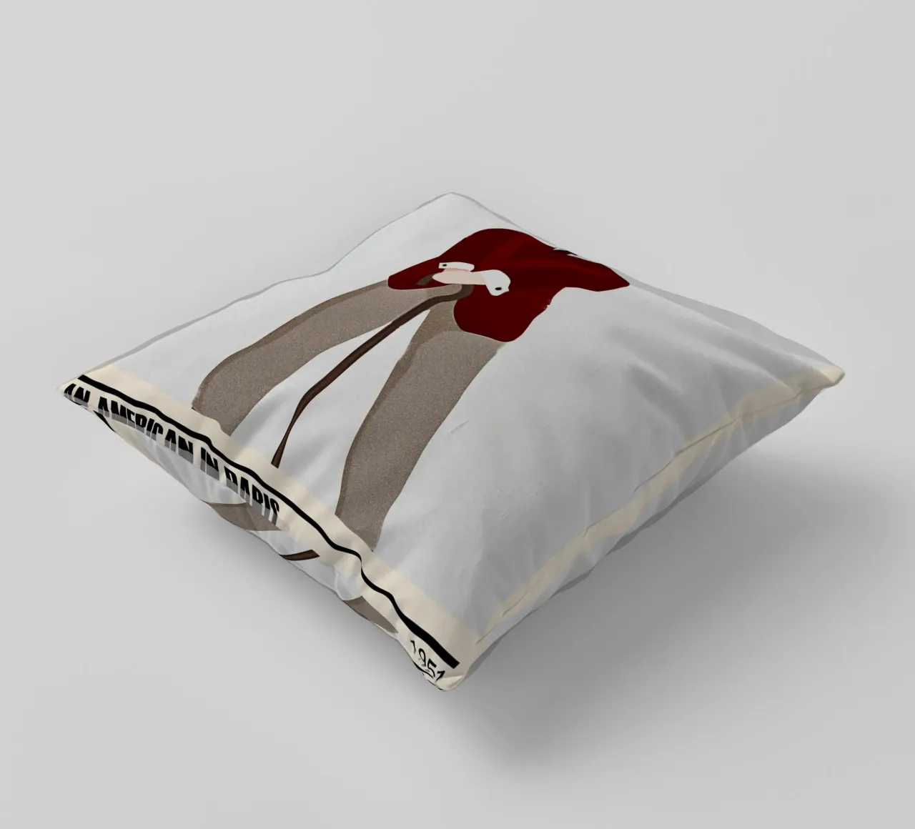 An American in Paris cuscino da TheArtstudio