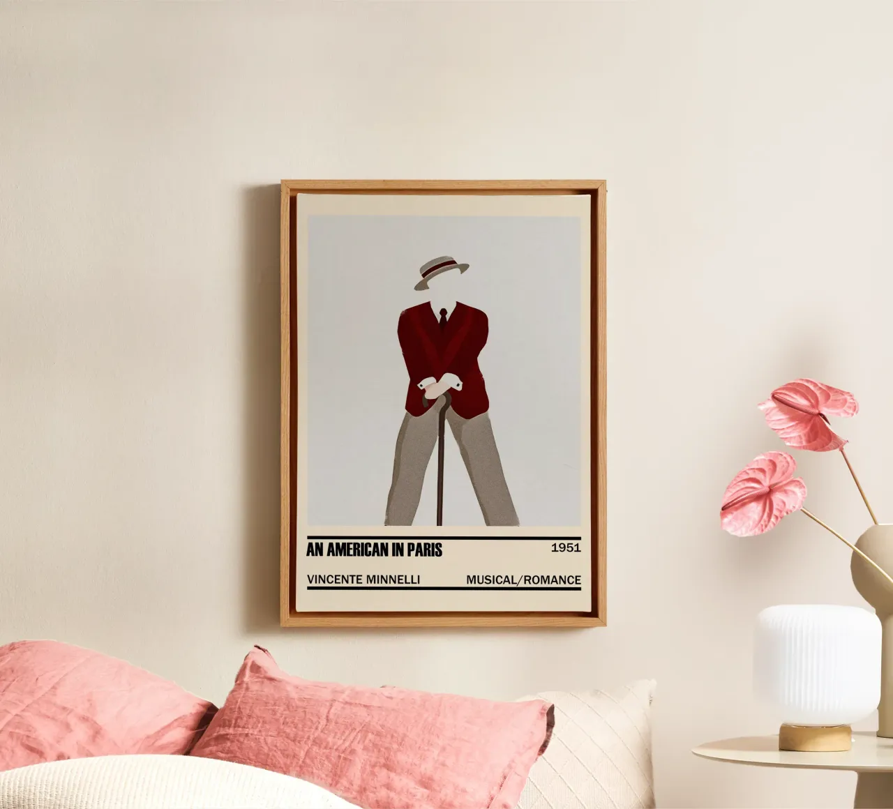 An American in Paris tela con Cornice a cassetta da TheArtstudio
