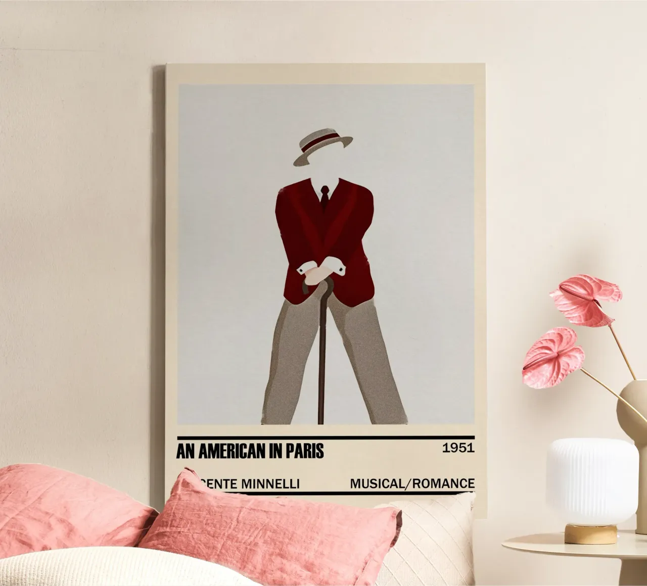 An American in Paris tela con Cornice a cassetta da TheArtstudio