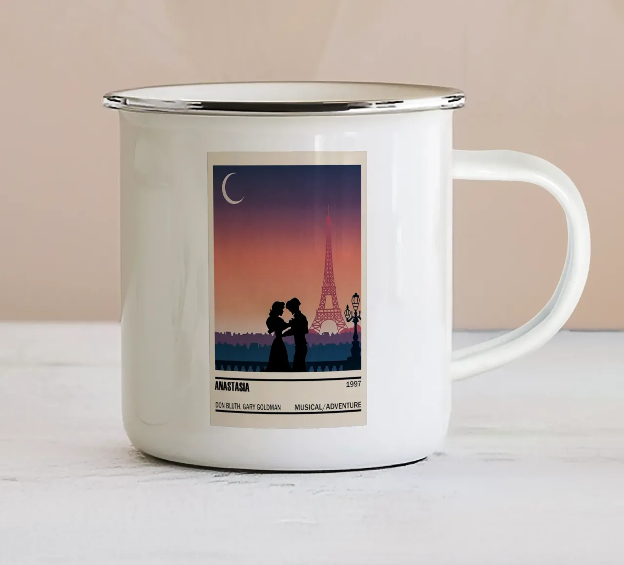 Anastasia tazza in smalto da TheArtstudio