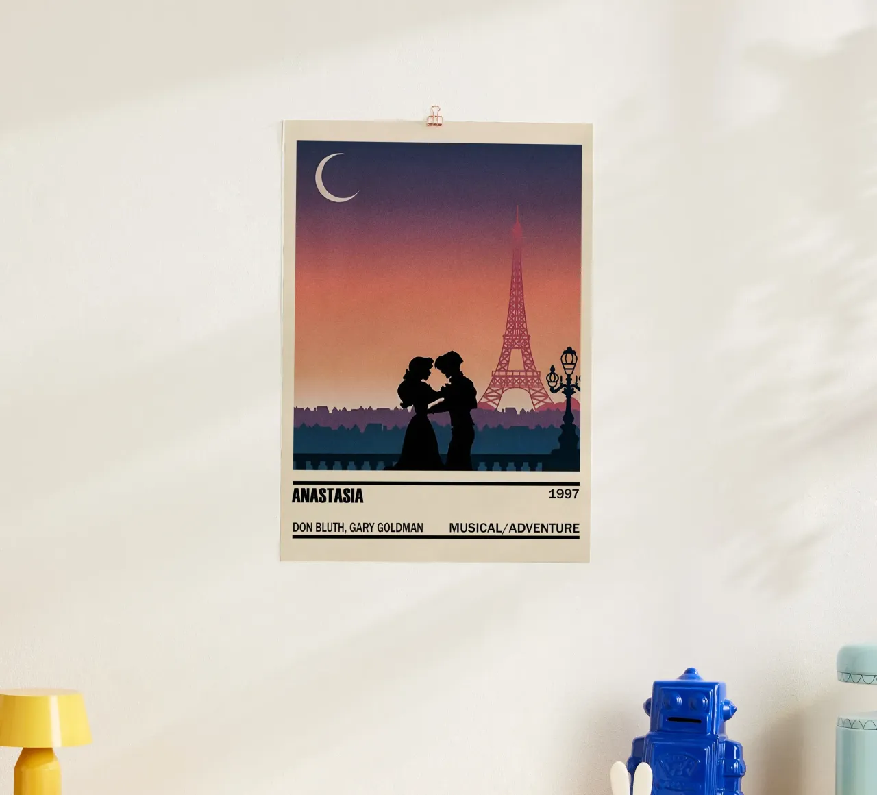 Anastasia poster con telaio in plastica da TheArtstudio