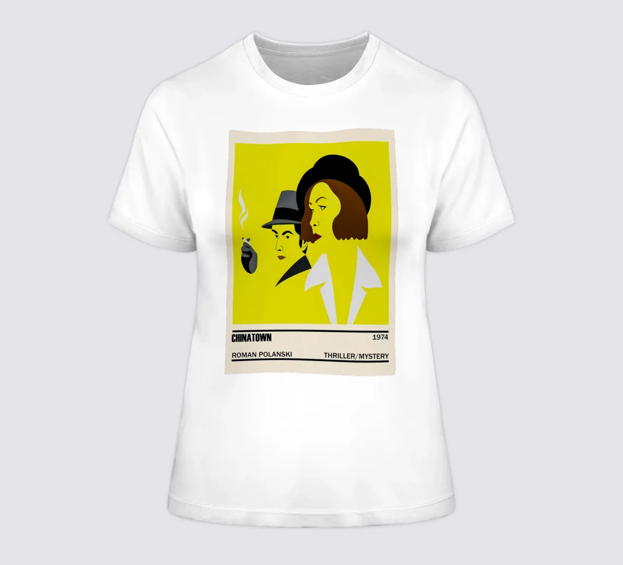 Chinatown women's fitted t-shirt by TheArtstudio