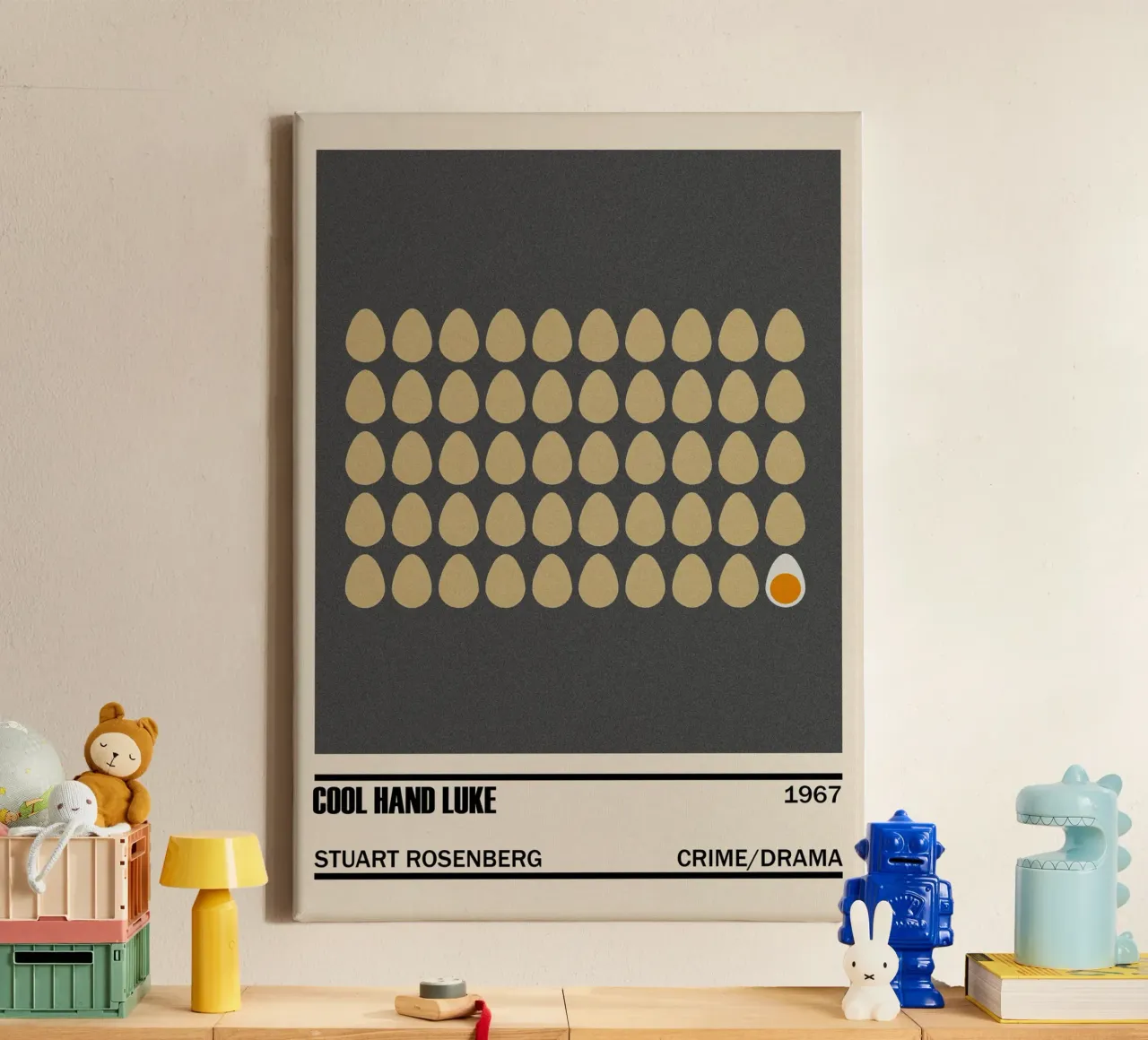 Cool Hand Luke tela con Cornice a cassetta da TheArtstudio