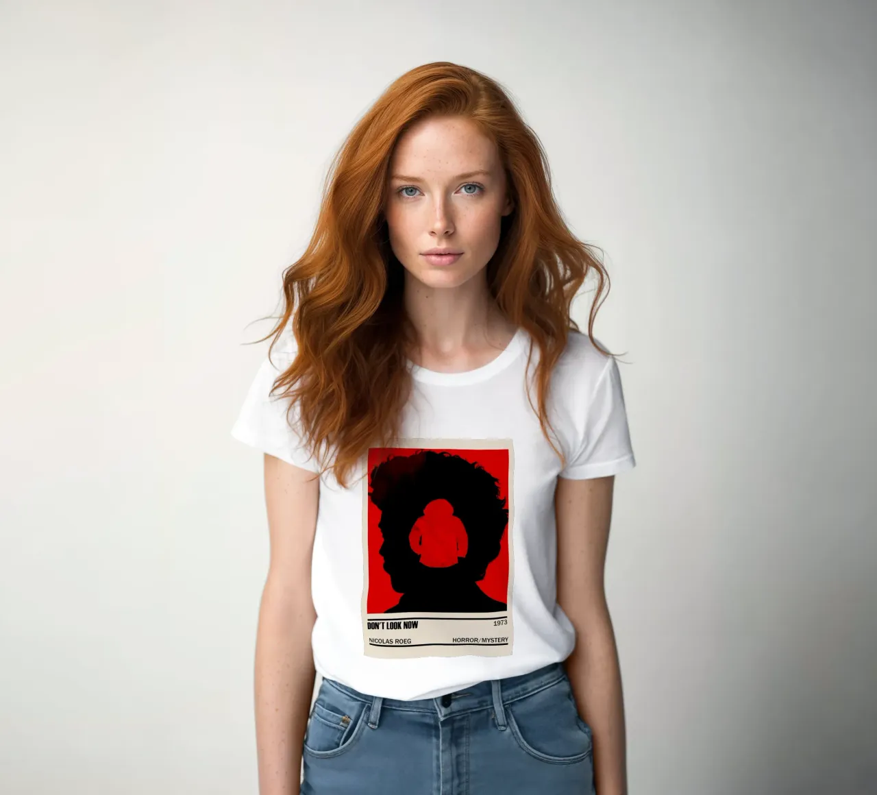 Don_t Look Now women's fitted t-shirt by TheArtstudio