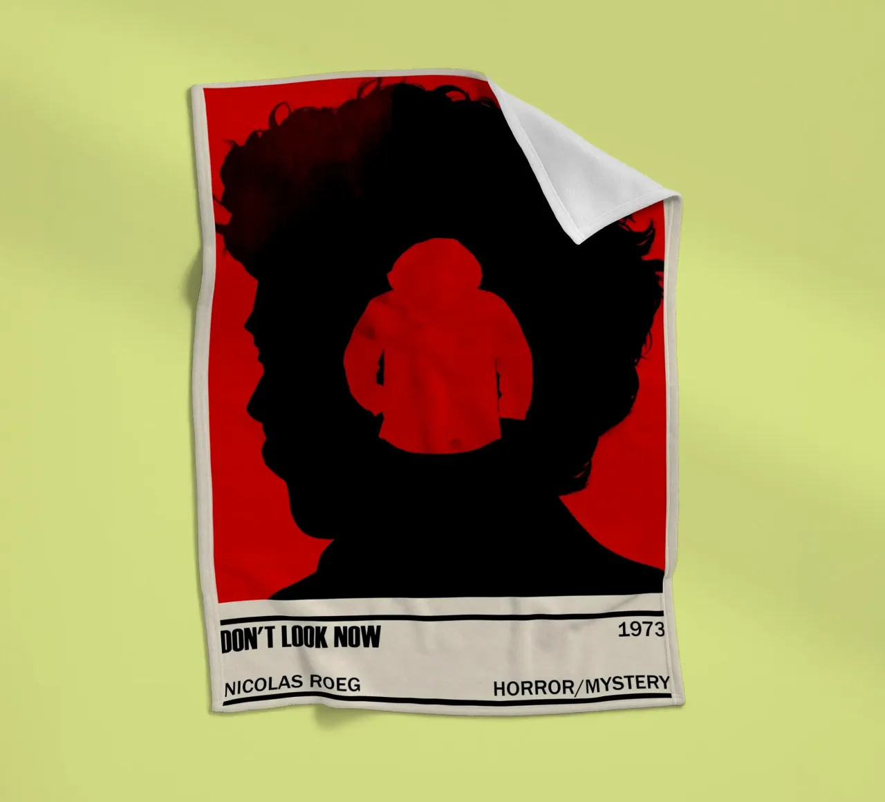 Don_t Look Now fleece blanket by TheArtstudio