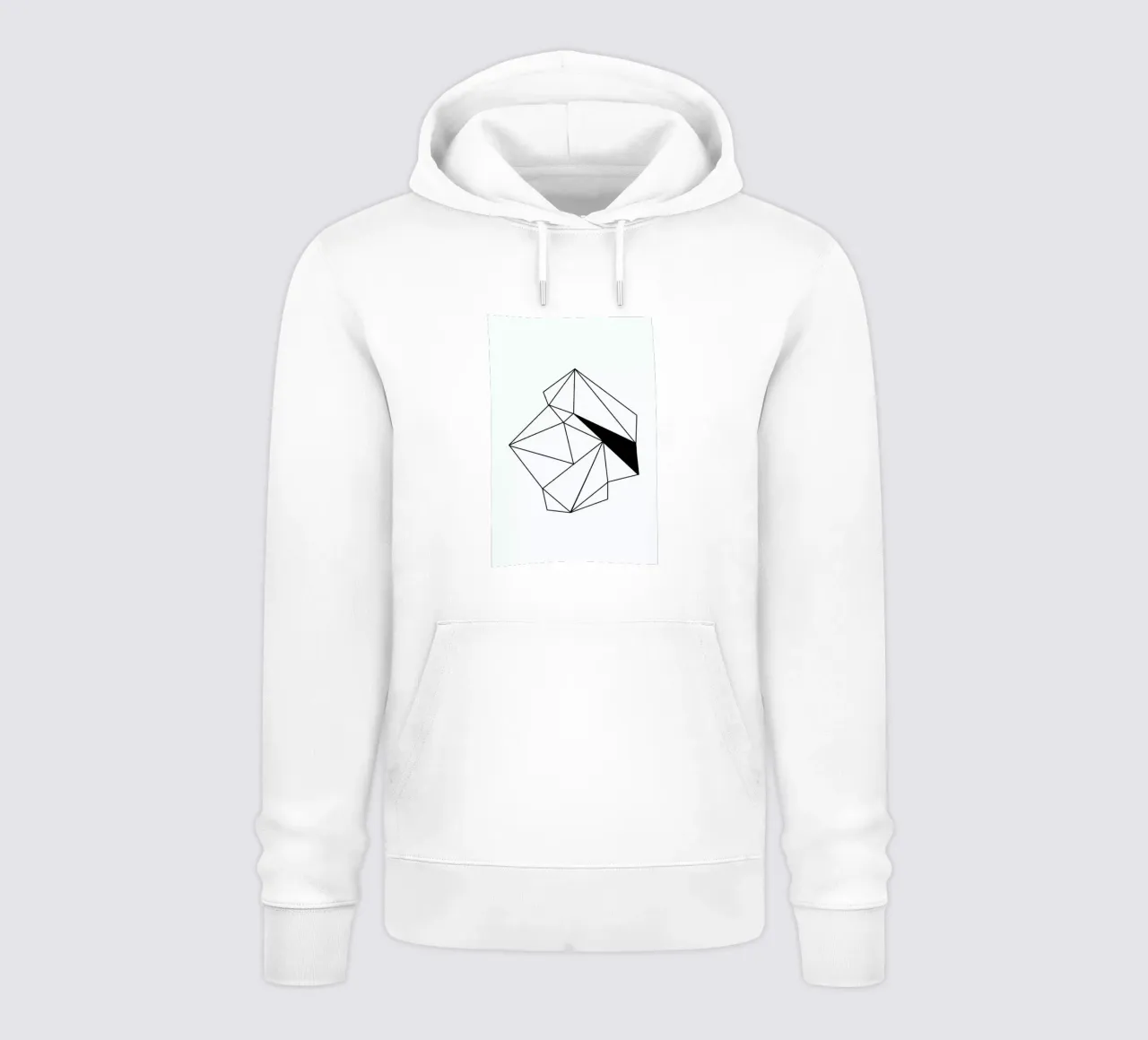 Shine Bright - White felpa con cappuccio da Studio Nahili