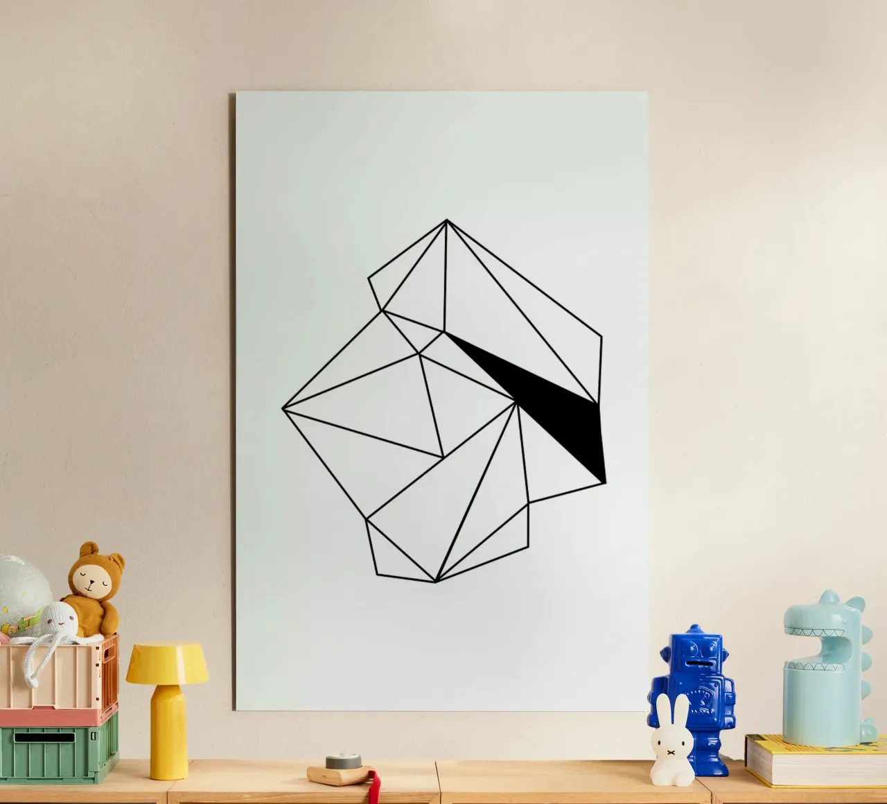 Shine Bright - White aluminium-dibond van Studio Nahili