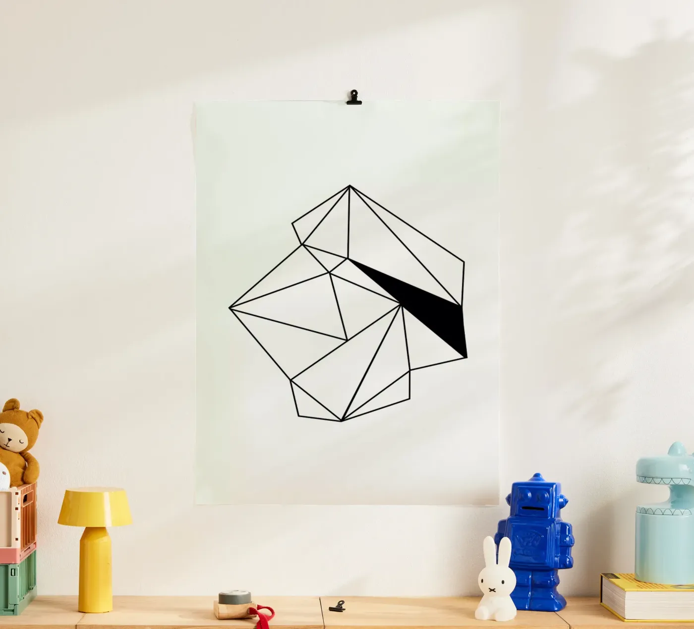 Shine Bright - White poster da Studio Nahili