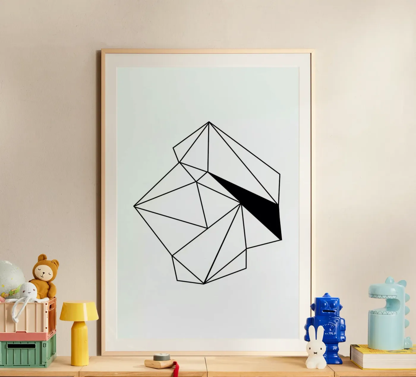 Shine Bright - White poster da Studio Nahili